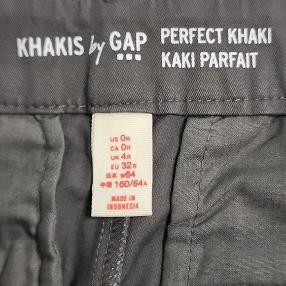 NWT Gap Women's Khakis 0R Perfect Khaki parfait - Picture 5 of 13